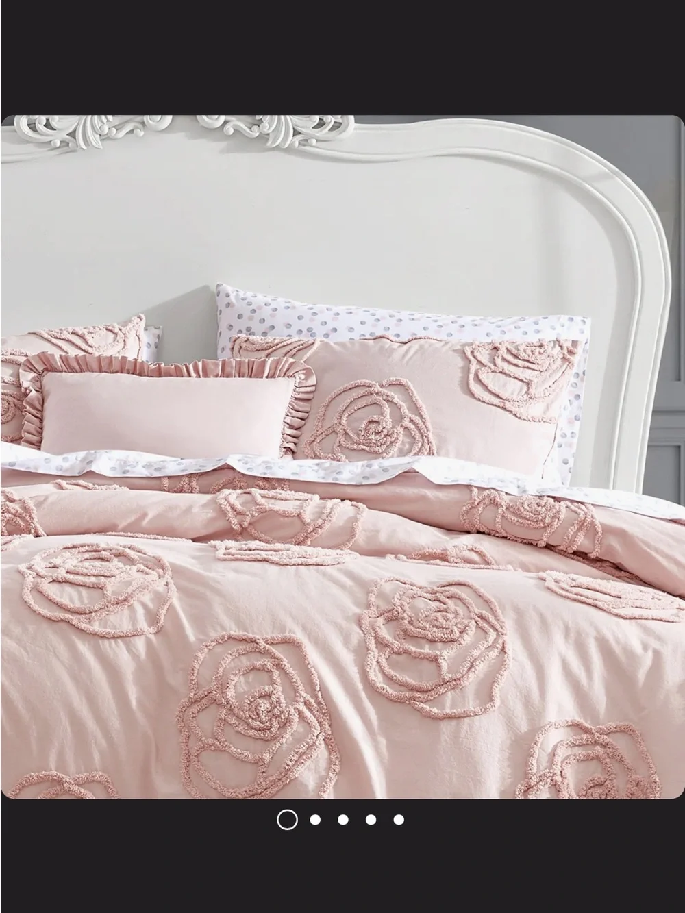 Betsy Johnson Rampling Rose Queen Duvet Cover